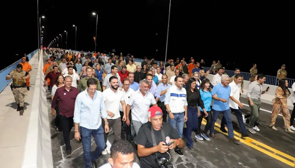 Governador Wanderlei Barbosa realiza a entrega da maior obra de infraestrutura do Tocantins durante a cerimônia de inauguração - Foto: Antônio Gonçalves/Governo do Tocantins 