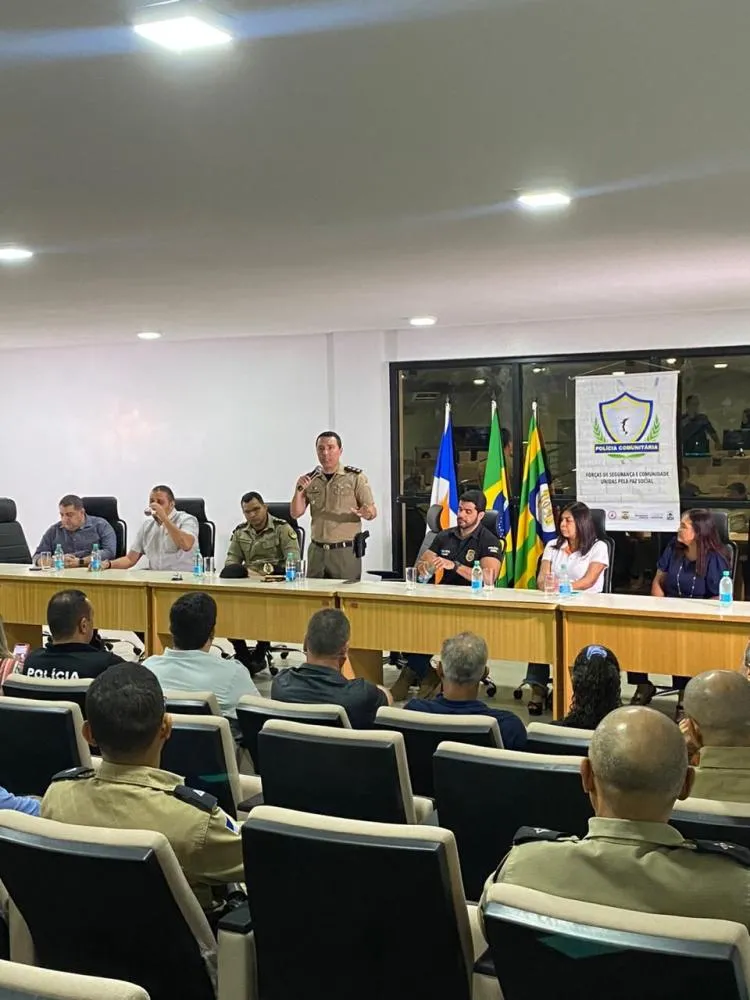 Diretor de Polícia Comunitária destacou a importância da integração com a comunidade - Foto: DivulgaçãoSSPTO