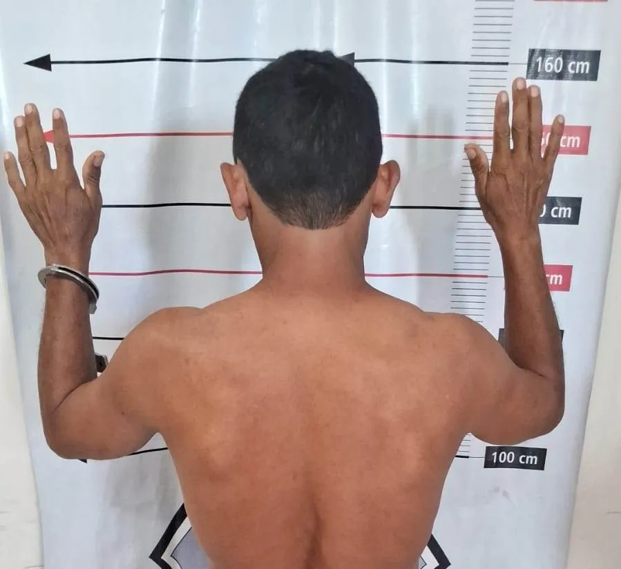 Homem foi preso por praticar estupro de vulnerável contra a própria sobrinha – Foto: Divulgação / SSPTO