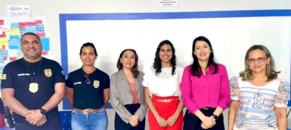 Durante o evento, o SAVIS foi apresentado e os participantes assistiram a uma palestra ministrada pela delegada Valéria Lustosa Dourado. - Foto: Divulgação SES-TO