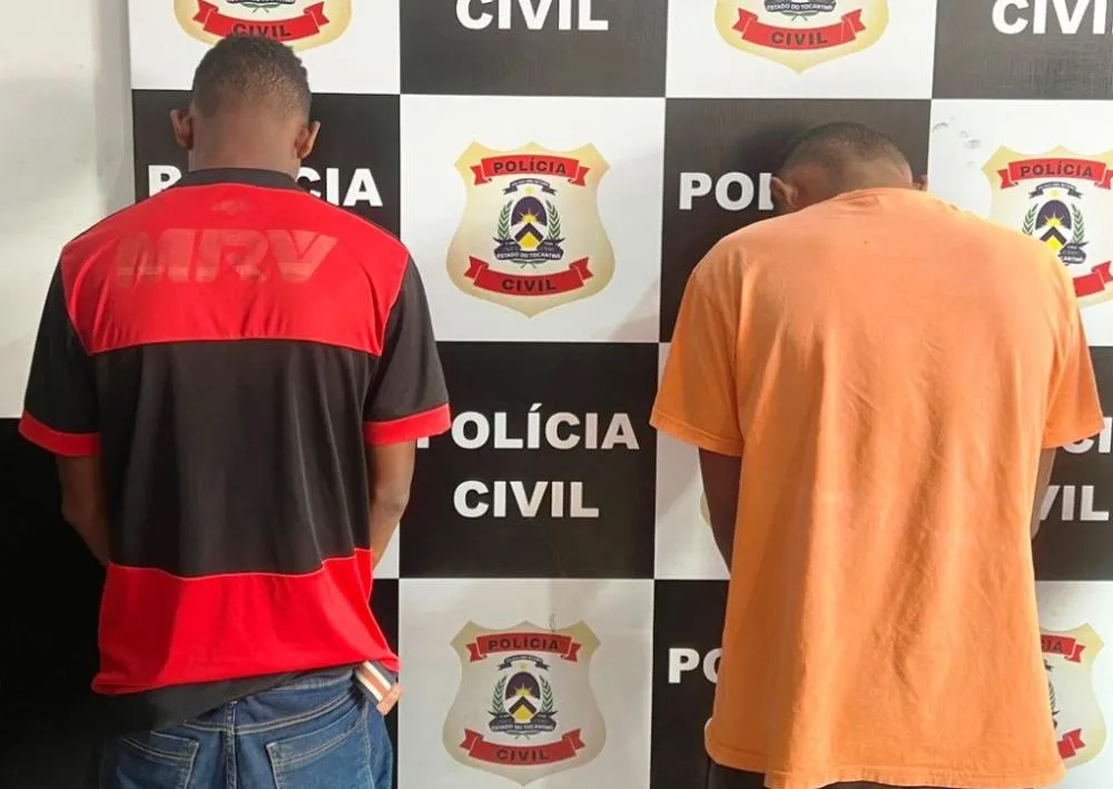 Homens foram presos pela Polícia Civil no dia em que a vítima faria aniversário. - Foto: Dicom SSP TO 