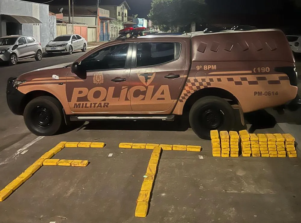 A droga estava sendo transportada em compartimentos ocultos em um veículo – Foto: Reprodução / Agência Tocantins
