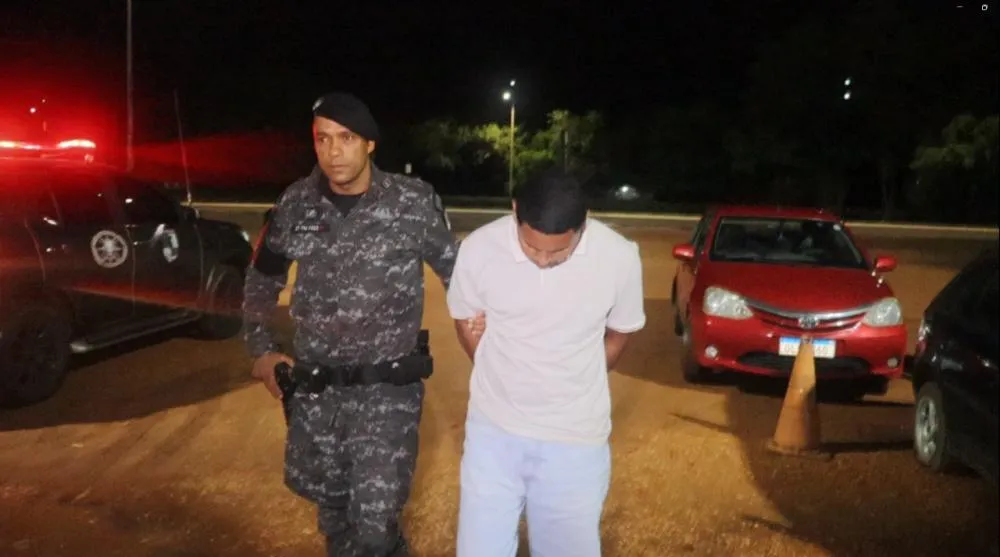 Suspeito de tráfico é preso com mais de 1 kg de maconha durante abordagem do GIRO em Luzimangues