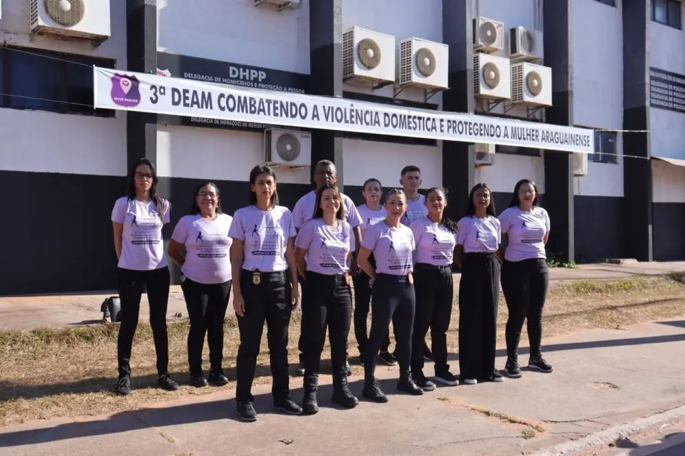 Trabalho realizado pela equipe da 3ª DEAM tem feito a diferença no combate à violência contra a vida de mulheres em Araguaína - Foto: Luiz de Castro/Governo do Tocantins