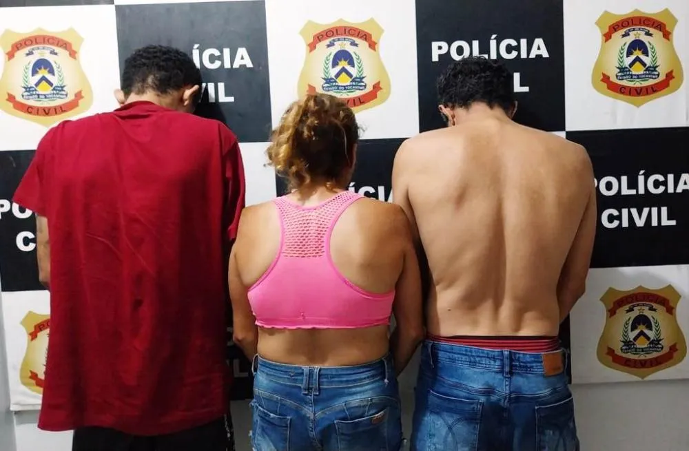 Um casal responsável pelo furto e um receptador das mercadorias furtadas foram presos - Foto: Divulgação PCTO