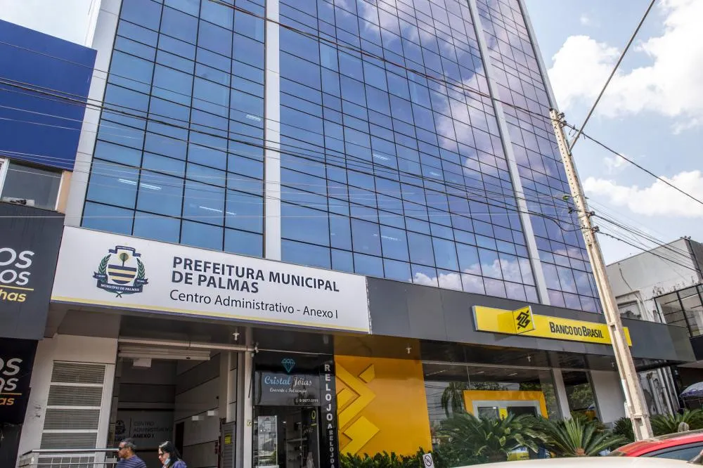 Sede da prefeitura de Palmas localizada na Avenida JK, Edifício Via Nobre – Foto: Divulgação 