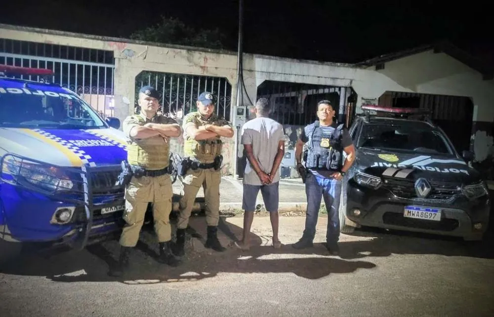 Suspeito de furtos é preso em Campos Lindos durante operação conjunta da Polícia Civil e Militar - Foto: Divulgação PC/TO 