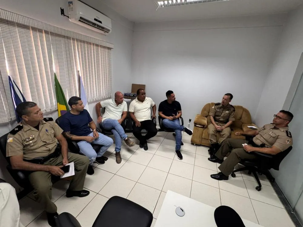 A reunião foi realizada na sede da 2ª CIPM em Combinado – Foto: Allessandro Ferreira / Agência Tocantins