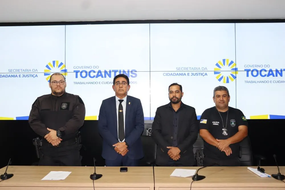 Governo do Tocantins oficializa nova gestão da Polícia Penal em cerimônia na Seciju