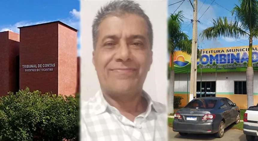 Na mira do TCE, ex-prefeito Lindolfo do Prado Neto – Foto: Montagem / Allessandro Ferreira / Agência Tocantins