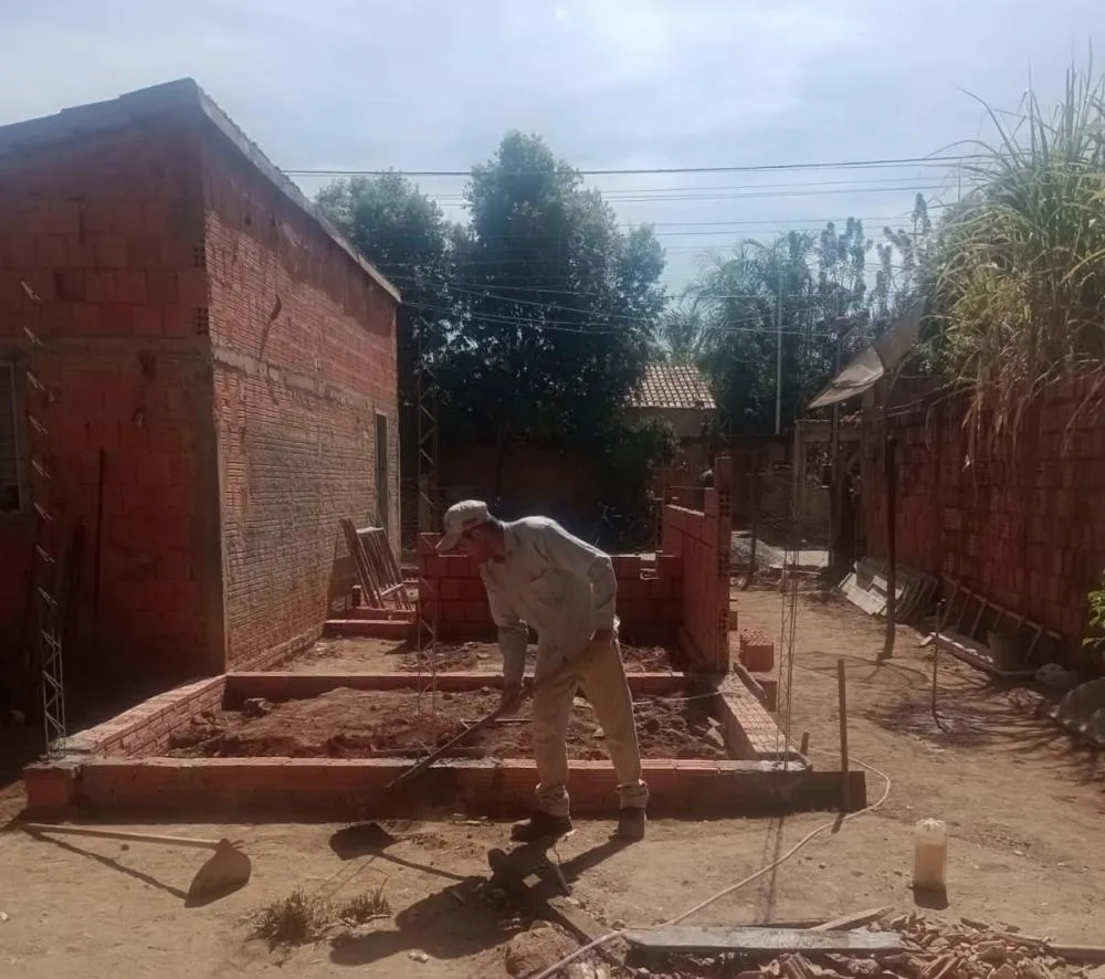 Mutirão de construção, reformas e ampliação de casas de pessoas em situação de vulnerabilidade social – Foto: Reprodução / Agência Tocantins