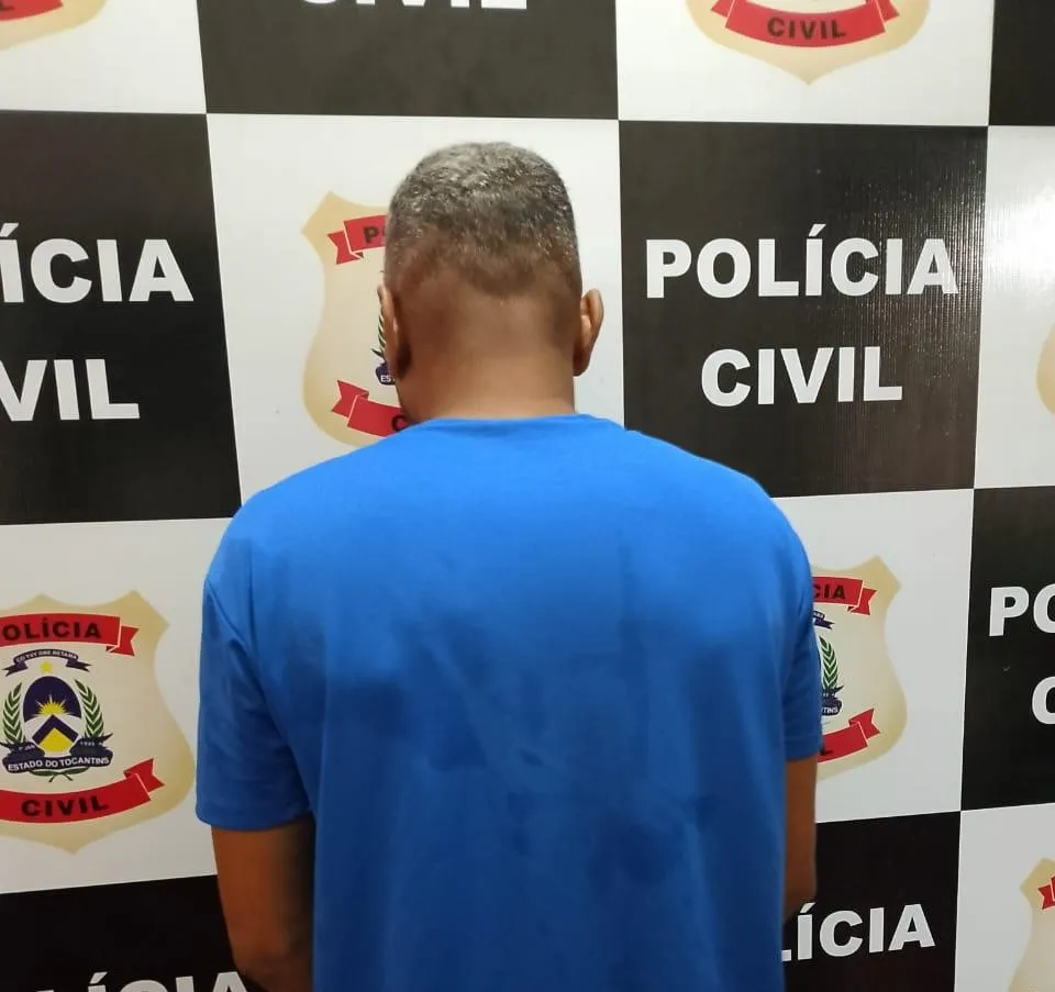 Homem foi recolhido na Unidade Prisional de Gurupi, onde permanece à disposição da Justiça - Foto: Divulgação SSP
