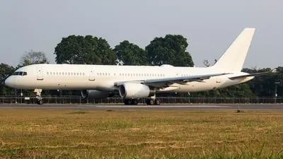 Avião do governo dos Estados Unidos está no Brasil • Reprodução