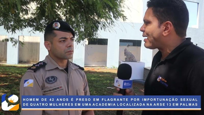 Homem é preso por importunação sexual após ser flagrado assediando mulheres em academia de Palmas